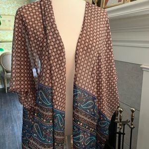 Kimono hippie shawl wrap